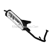 Exhaust for Baotian Scooter BT49QT-9 (type 2)