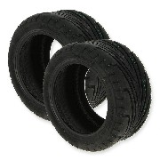 Pair of Rear Tires for ATV Shineray 200ST-6A - 225-40-10