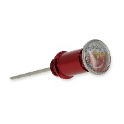 Oil dipstick RED with temperature indicator 50cc for Dax Skyteam