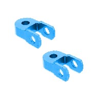 2 Ground Clearance Shock Extension for Dirt Bike - 60mm - Blue
