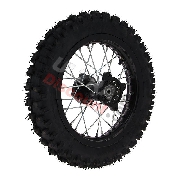 12'' Rear Wheel for Dirt Bike AGB29 - Black