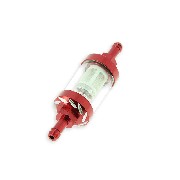 High Quality Removable Fuel Filter (type 4) - Red for Tuning MTA4