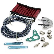 UD Racing Oil Cooler for Dax - Red