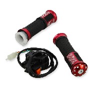 Grip set tuning w- Kill Switch Red for Pocket ATV