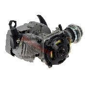 Engine for Pocket Supermotard 49cc + Racing Air Filter + Alu Recoil Starter (type 2)