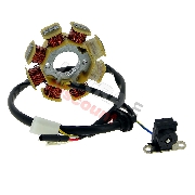 Stator for Chinese Scooter 50cc 4 stroke (4 cables)