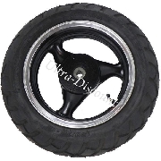 Rear Wheel for Chinese Scooter (Black - type 1)