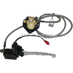 Complete Rear Brake Assy for Baotian Scooter BT49QT-12 (type 1)