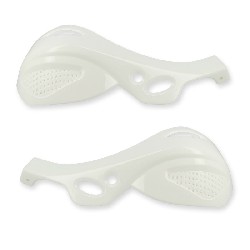 Hand Guards - White for Bashan ATV 300cc BS300S18