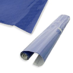 Self-adhesive covering imitation carbon for Mini Citycoco (Blue)
