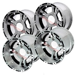 Set of 4 Aluminum Rims for ATV Shineray 250 STIXE ST9E