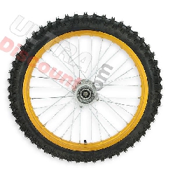 19'' Front Wheel for Dirt Bike AGB30 - Gold