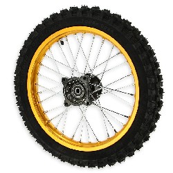 14'' Front Wheel for Dirt Bike AGB29 - Gold