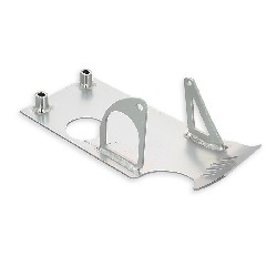Belly Pan for Dirt Bike with a Starter Motor - Chrome
