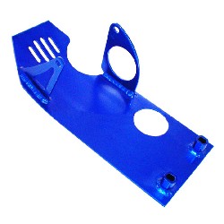 Belly Pan for Dirt Bike with a Starter Motor - Blue