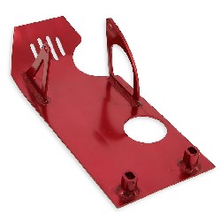 Belly Pan for Dirt Bike with a Starter Motor - Red