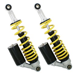 Pair of Front Gas Shock Absorbers for ATV Shineray Quad 200cc STIIE - Yellow