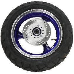 Front Wheel for Chinese Scooter (Blue - type 1)