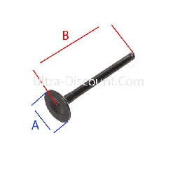 Exhaust Valve for Chinese Scooter 50cc 4-stroke