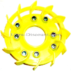 Fan Impeller for Chinese Scooter - Yellow