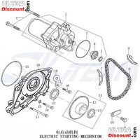 Starter gear for Skyteam engines 50cc Bilder 1
