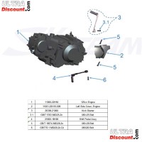 Engine 125cc Euro3 Skyteam T-Rex (Black) Bilder 2