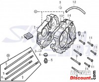 Oil cover right for Skyteam 125cc engines Bilder 1