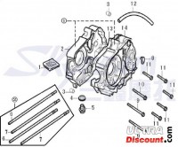 Oil cover right for Skyteam 125cc engines