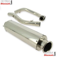 Exhaust chrome for Skyteam PBR 125cc Bilder 1