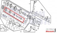 Main Shaft for engine 125cc for Dax Skyteam