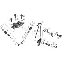 Seat for the Outer Valve Spring for ATV Shineray Racing Quad 250cc ST-9E (Ø 26mm) Bilder 2