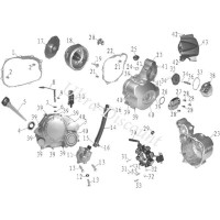 Starter Reduction Gear for ATV Shineray Quad 250cc ST-9E - STIXE (17tooth)