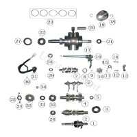 Gearbox Oil Seal for ATV Shineray Quad 150STE - 14x22x5 Bilder 2