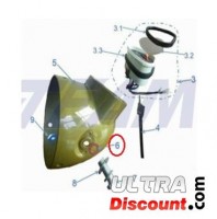 Rubber washer for rear mudguard or headlight housing mounting - Skyteam Skymax Bilder 1