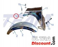 Rubber washer for rear mudguard or headlight housing mounting - Skyteam Skymax Bilder 2