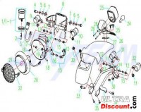 Rubber washer for headlight housing mounting - Skyteam Cobra Bilder 1