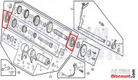 Bearing for main and counter shaft for engine 125cc for PBR Skyteam