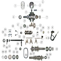 Nut for Front Sprocket for ATV Shineray Quad 300cc STE - ST-4E Bilder 3