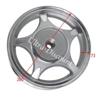 Rear Aluminum Rim for Baotian Scooter BT49QT-9 Bilder 1