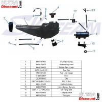 Fuel Tank for Skymax 50-125cc (5,5L) Euro4 Bilder 1