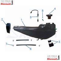 Rubber tank lower for Dax Skymax Skyteam Bilder 1