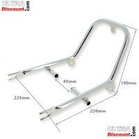 Rear Luggage Rack for Skyteam Dax Skymax (Chrome type2) Bilder 1 Rear Luggage Rack for Skyteam Dax Skymax (Chrome type2) Bilder 1