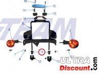 Silent block headlight support for Skyteam Skymini-Skybongo Bilder 1