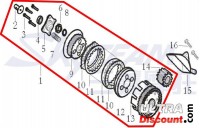 Complete Clutch 125cc for Bubbly Skyteam