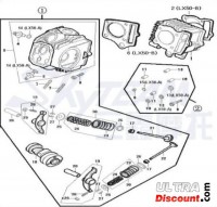 Rocker Shaft for engine Skyteam 50-125cc for Mokey Gorilla Spare Parts