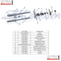 Front Fork Yoke superior for Dax Skyteam Skymax Bilder 1