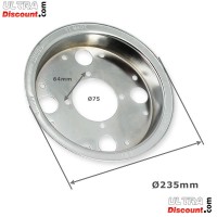 Custom Front Rim for PBR 50cc ~ 125cc - Chrome (2.50x8)