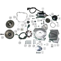 Intermediate Starter Gear for ATV Shineray Quad 250cc STXE Bilder 2