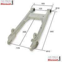 Aluminium Custom Swing Arm for Monkey - Gorilla (+16cm) Bilder 1