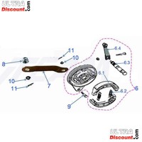 Spring for brake drum for Skymini